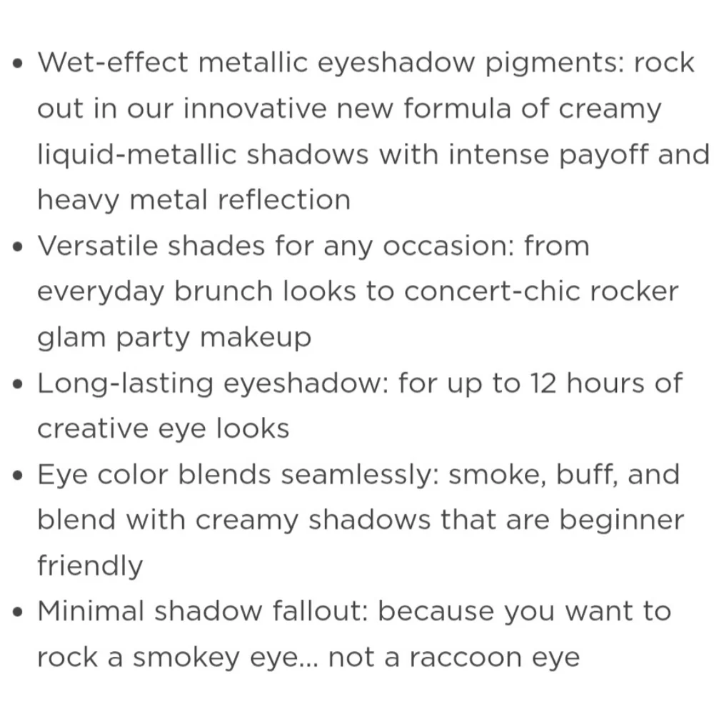 Urban Decay Naked Metal Mania Eyeshadow Palette